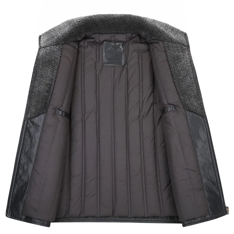 8XL 6XL 5XL Мужская Зимняя Куртка парка из натурального меха мужская длинная плюшевая и толстая зимняя куртка из овчины мужская сохраняющая тепло