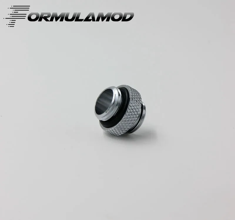 FormulaMod Fm-MNDS, G1/4 Мини Двойное внешнее резьбовое соединение двойной штекер Адаптер резьба разъем для системы водяного охлаждения - Цвет лезвия: Silver
