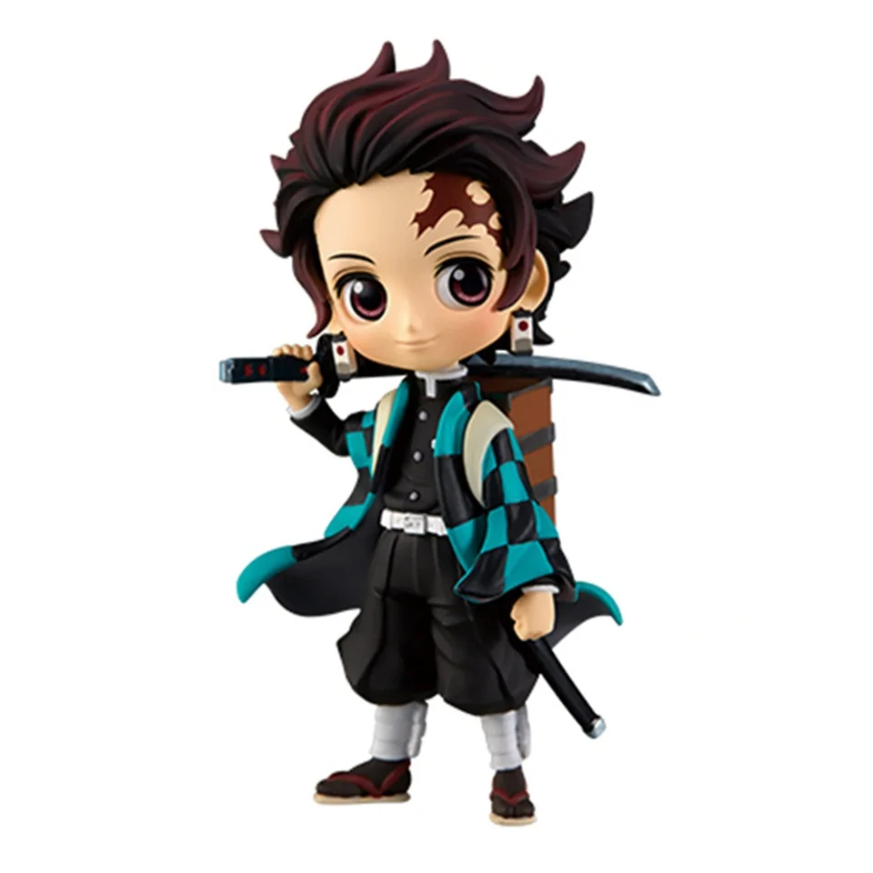 Tronzo Demon Slayer Kimetsu no Yaiba Q posket Kamado Tanjirou Nezuko Zenitsu Giyuu Inosuke ПВХ фигурка Модель Коллекция куклы игрушки