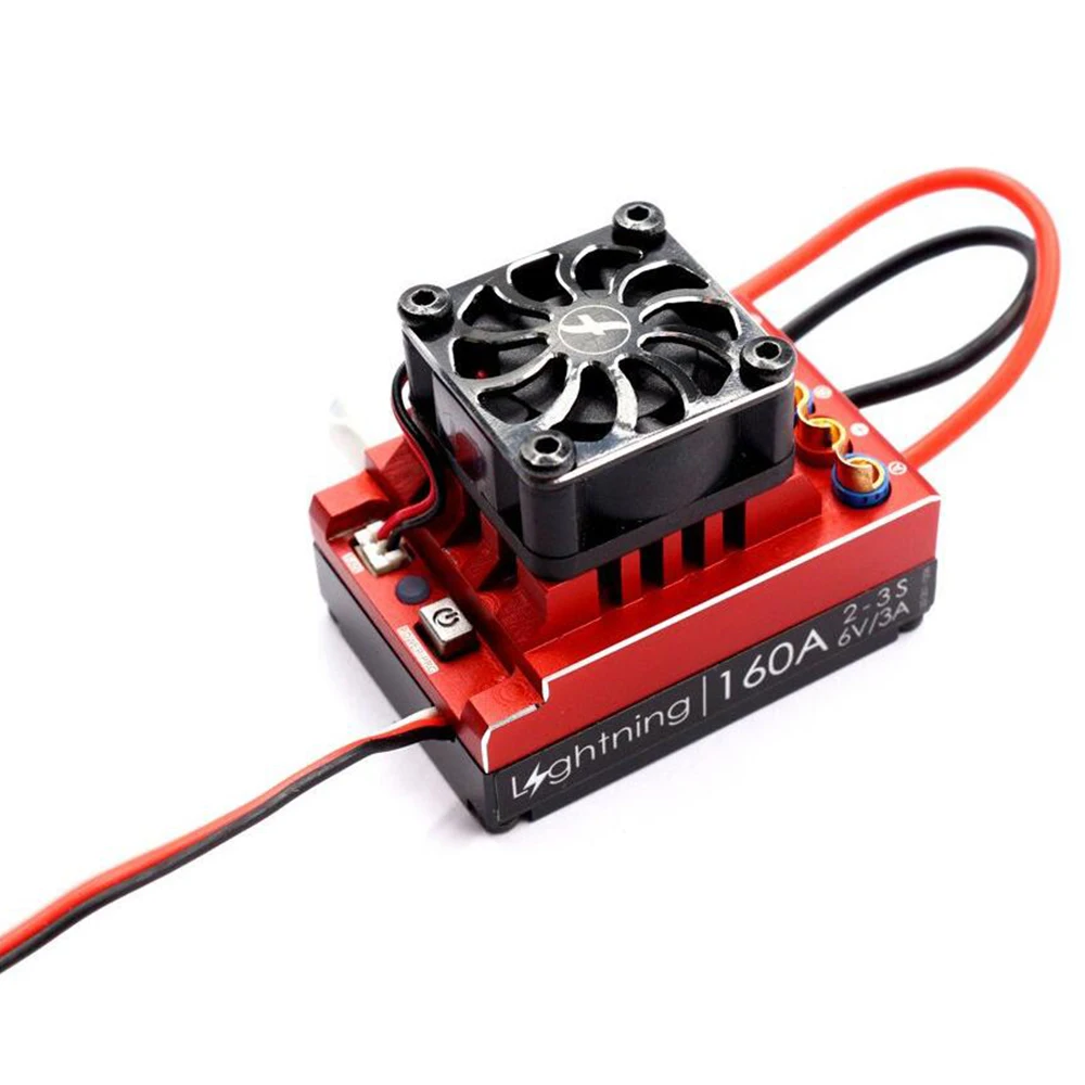 Flycolor A-CW160003-A1A1 160A частичный водонепроницаемый бесщеточный ESC для 1/10 Buggy Crawler RC