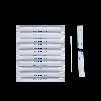 

10Pcs Health Care Makeup Cotton Swabs Wet Alcohol Cotton Swabs Double Head Cleaning Stick Skin Cleaning Disposable Applicator