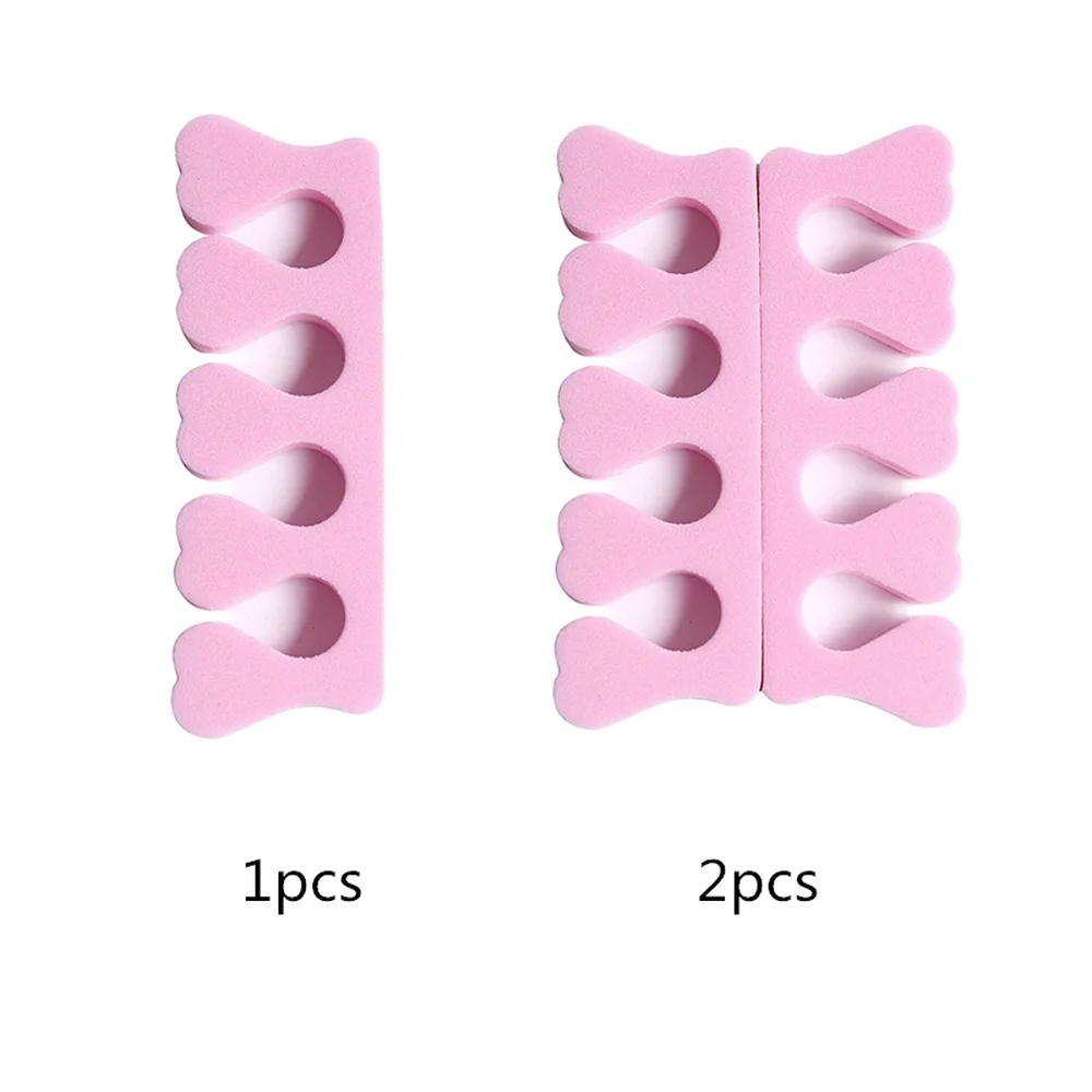 10/20/50Pcs Nail Art Toes Separators Soft Sponge Finger Separator Cotton UV Gel Polishing Manicure Pedicure Nail Holding Tools