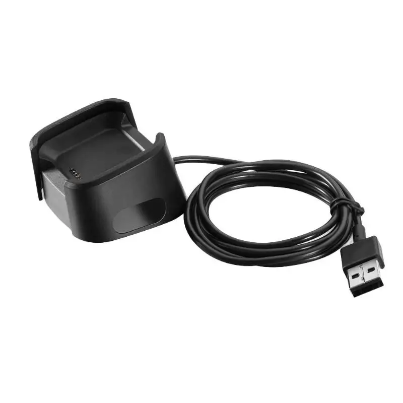 1 м Смарт USB часы Зарядное устройство Док-станция для Fitbit Versa Lite Versa зарядное устройство Versa2 зарядное устройство смарт-часов кабель