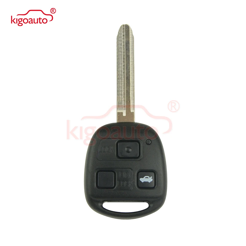 Ключ дистанционного управления Kigoauto Denso (не Valeo) 3 кнопки лезвие toy43 304 МГц без чипа