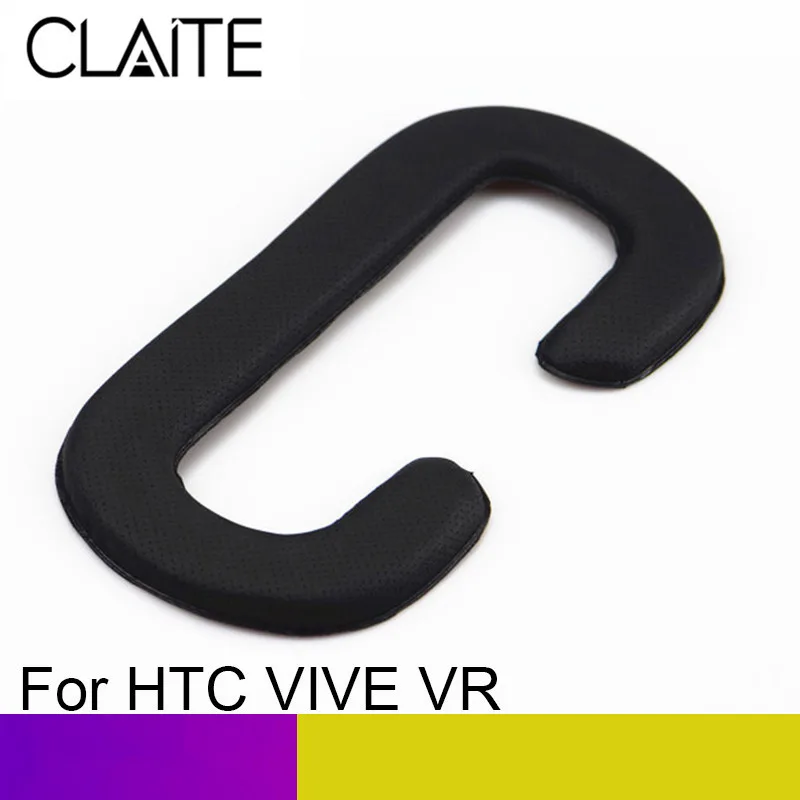 Сменная Накладка для глаз CLAITE из искусственной кожи с пеной HTC VIVE Headset VR черная