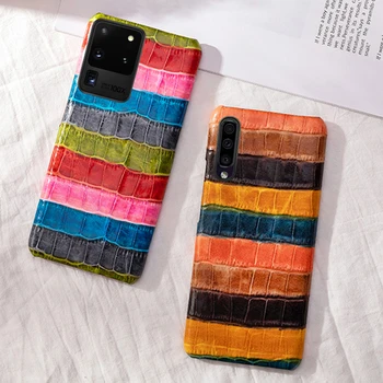 

Leather Phone Case For Samsung Galaxy S20 Ultra s20 S8 S9 S10e Plus Note 8 9 10 Plus Cover For Galaxy A30s A50s A51 A70 A71 Case