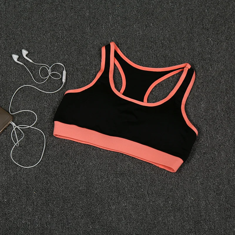 CB455 orange bra Seperate Pad 3pcs Yoga Set Women's Running Fitness Jacket Sports Bra Wear Clothing Women Training Set Sport Pant Suit Tracksuit - Цвет: CB455 orange bra