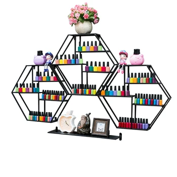 

Nail Polish Nail Polish rack wrought iron cosmetics wall hanging display rack storage rack storage rack