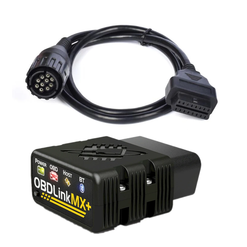 US $119.95 OBDLink MX OBD2 Scanner Diagnostic Scan Tool For IOS Android BimmerCode BimmerLink With 10Pin Cable