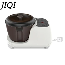 JIQI 3.5L Электрический миксер для муки из нержавеющей стали, миксер для взбивания яиц, блендер для торта, теста, хлеба, кухонный миксер, кухонный комбайн