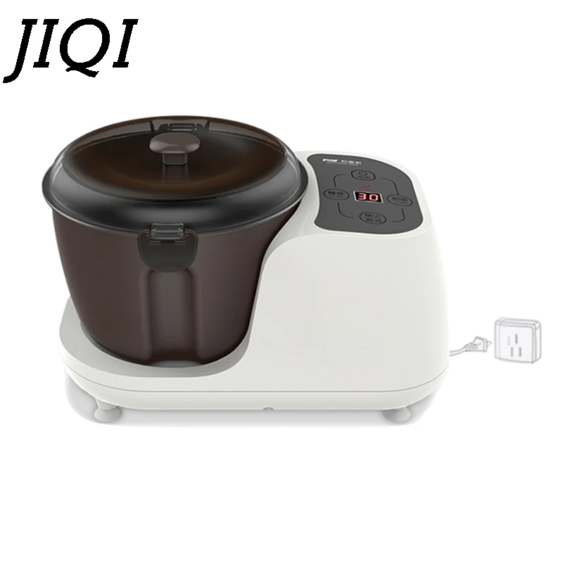 JIQI 3.5L нержавеющая сталь электрическая мука машина для смешивания яиц венчик
