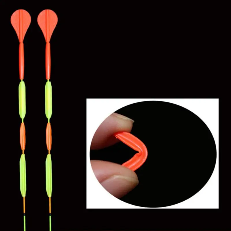 

100pcs/set Fishing Float Beads Thick Flat Triangular / Fan Lightweight Buoy Accessories