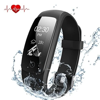 

DBPOWER IP67 - Fitness Tracker per frequenza cardiaca, Bracciale Smart Impermeabile, con Activity Tracker, Orologio con