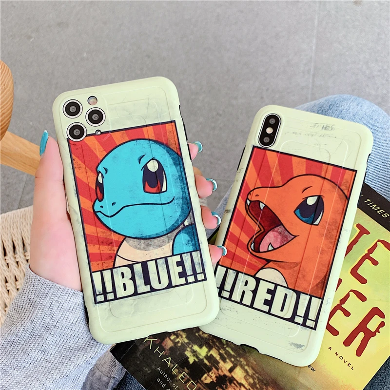 Чехлы для телефонов Iphone 11pro Max чехол Charmander Pokemon аниме мягкий Cortex телефона Apple