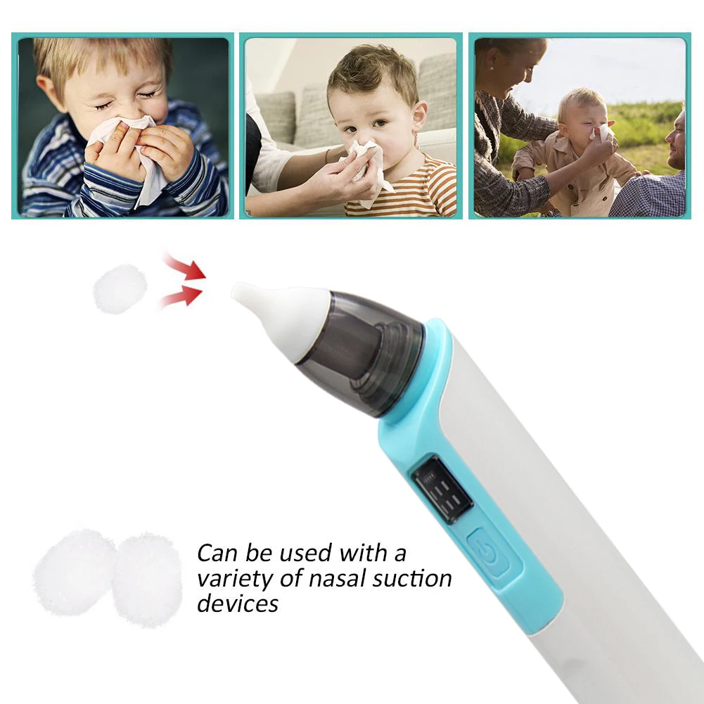ELERA Filter Sponge Nasal Aspirator Accessories Sponge Prevent Nasal Mucus From Blocking The Nasal Aspirator Spare Parts 4