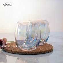 Скандинавский градиент высокой емкости стеклянная чашка 385 мл простой прозрачный стакан для виски Tazas Para кафе кофе молоко посуда для напитков MM60BLB