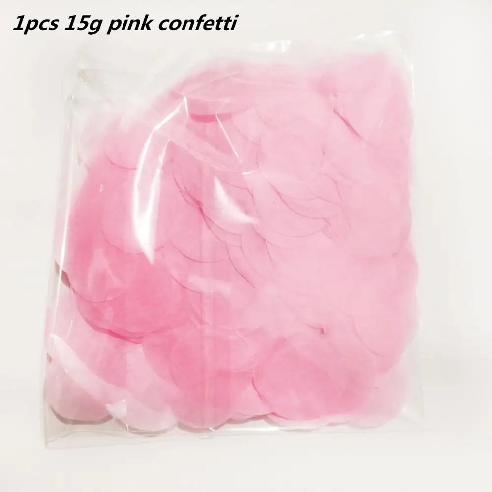 1pack confetti Пол раскрыть вечерние одноразовые Tabelware мальчик или девочка розовый синий вечерние Бумага Салфетка под тарелку кружку Пол раскрыть украшения свадебные принадлежности - Цвет: 1pack confetti