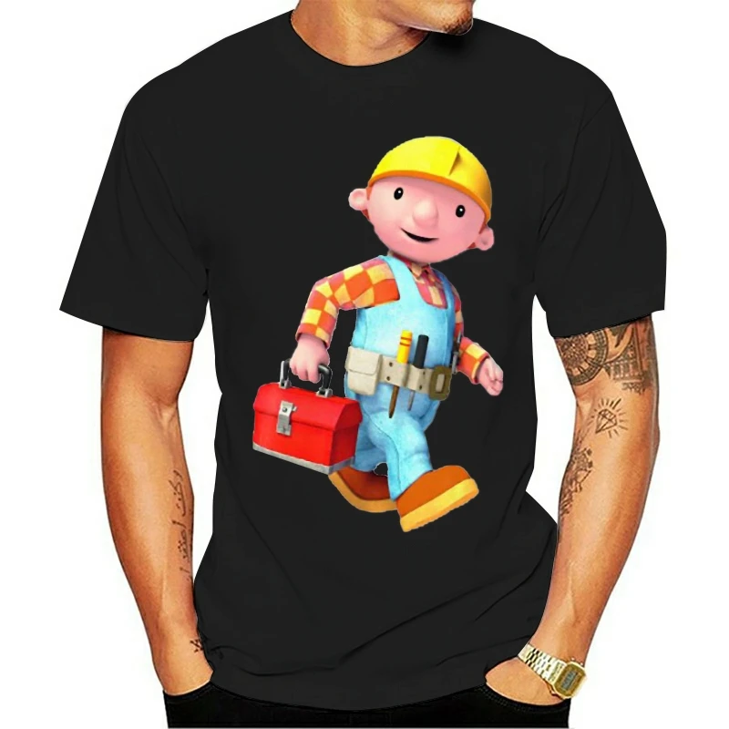 

Bob the Builder T shirt bob the builder can we fix it bob builder toolbox tractor comic game games old school