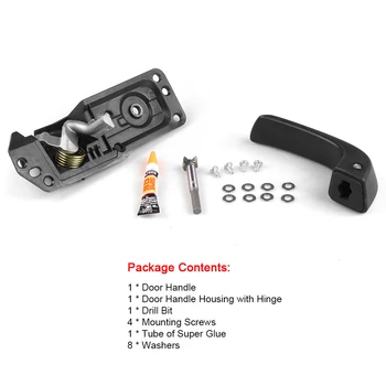 

For Sierra Silverado 07-13 Right Door Handle RH Passenger Side Black Auto High quality