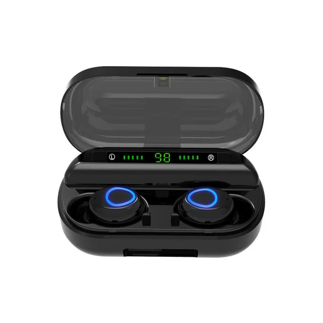 TWS IPX6 Водонепроницаемый спортивный беспроводной Bluetooth 5,0 наушники сенсорное управление Кнопка Светодиодный дисплей питания для samsung huawei - Цвет: B
