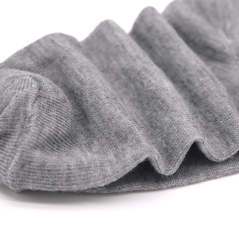 3Pair Classic Men's Socks Solid Color Anti-Bacterial Deodorant Breatheable Cotton Casual Crew Socks Long Calcetines Hombre