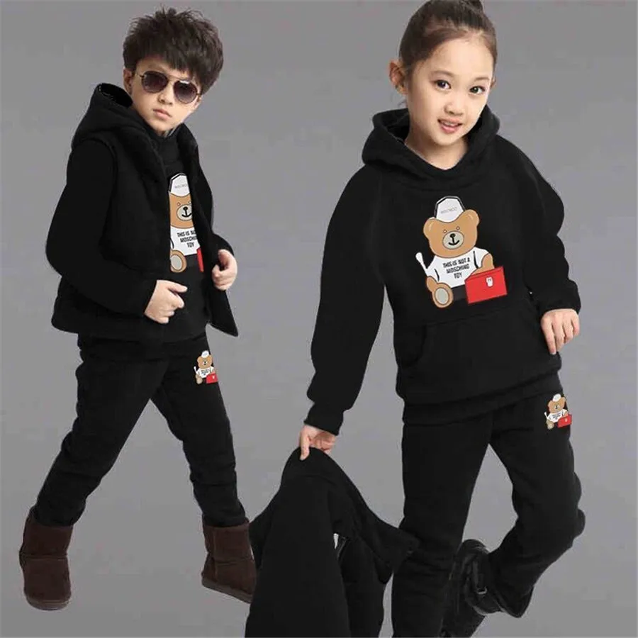 Kids Clothes Boys Sport Suit Casual 3ps Sets Autumn Letter Two Pieces Clothing Set Tracksuit