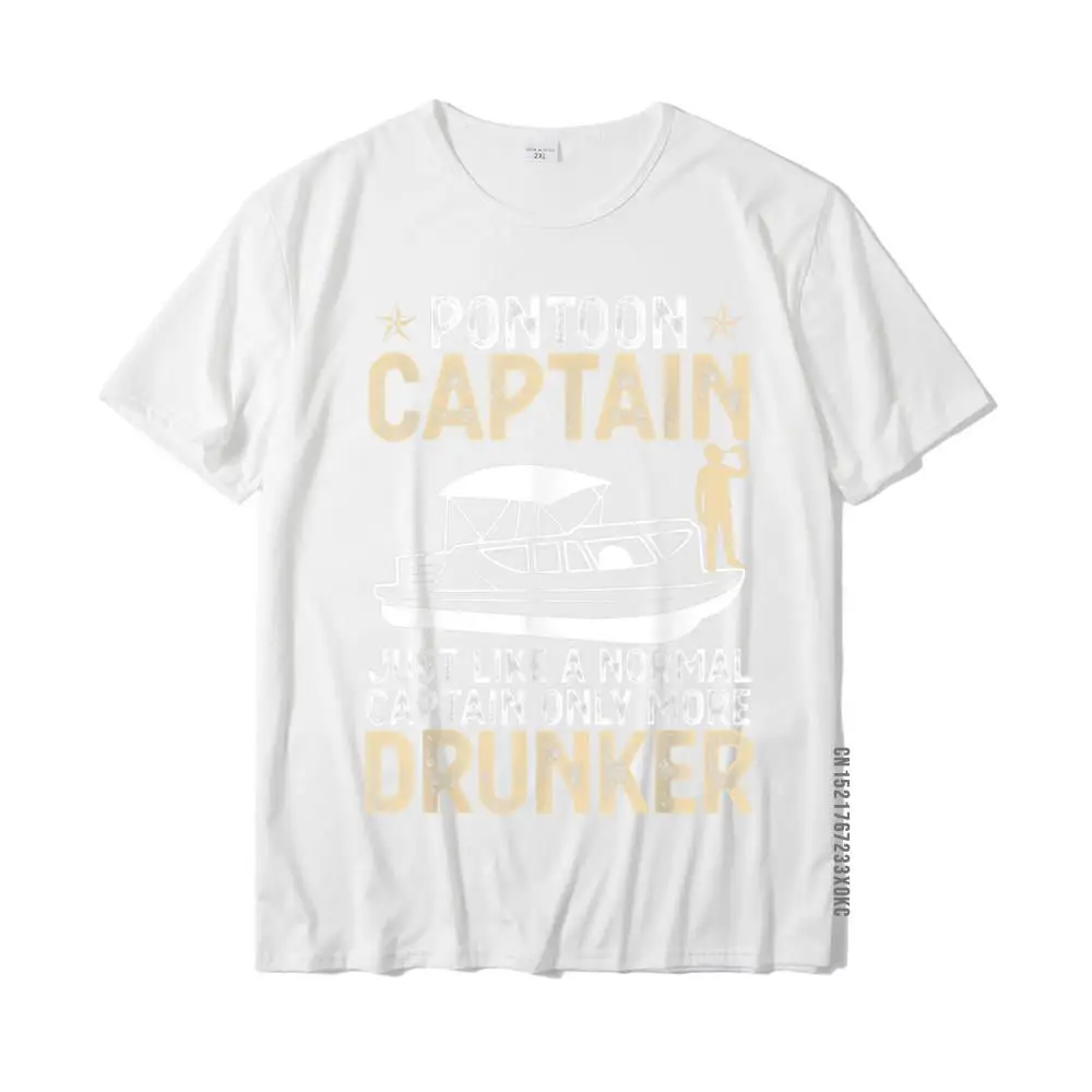 Design Normal Summer/Autumn All Cotton O-Neck Men Tees comfortable Sweatshirts Plain Short Sleeve T-shirts Free Shipping Funny Pontoon Captain Like Regular Captain only more Drunker T-Shirt__MZ21261 white