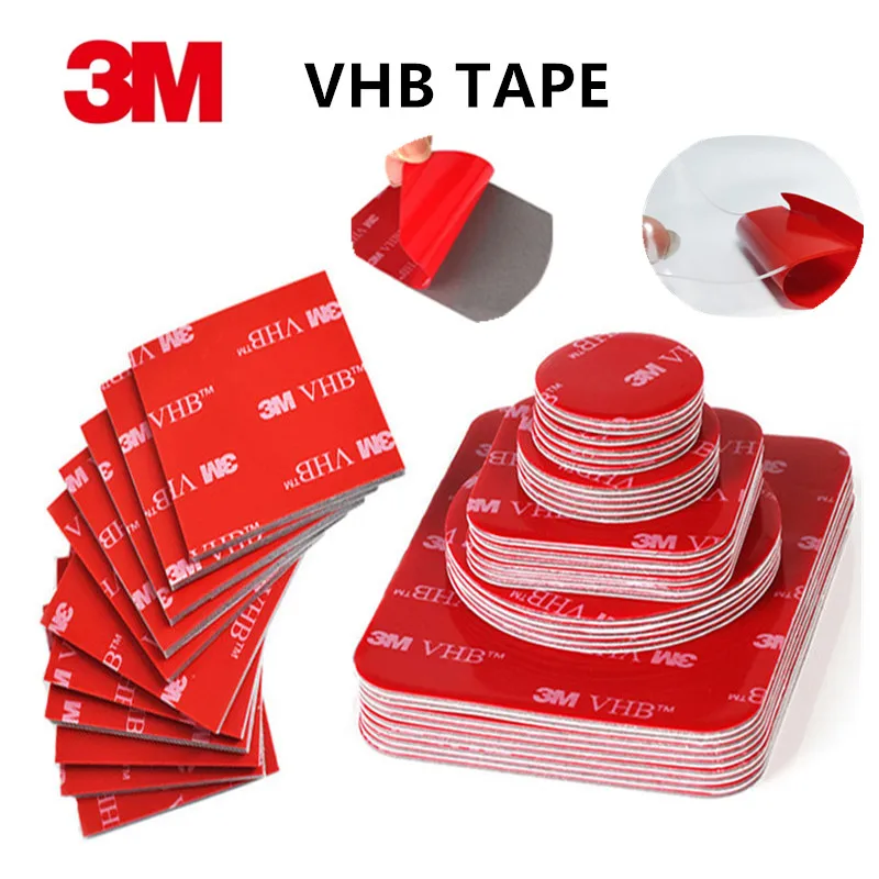 Прозрачная Акриловая Двухсторонняя клейкая лента 3 м прочная водонепроницаемая