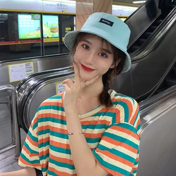 

Casual wild fisherman hat spring and summer sun hat female tide was thin street summer fresh and lovely Japanese basin hat