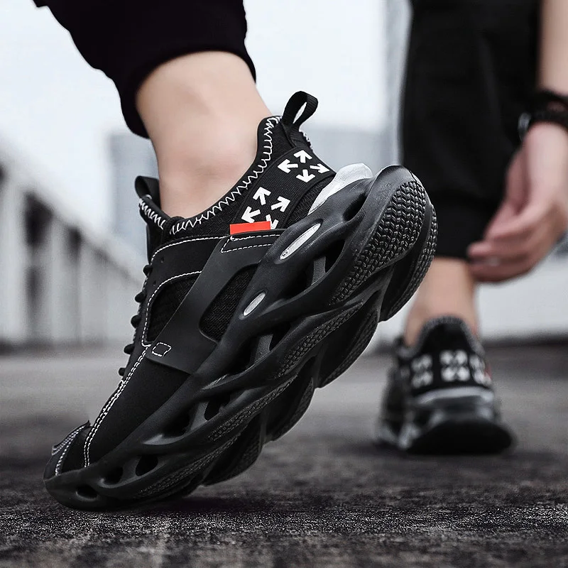 Новейшая повседневная обувь мужские кроссовки удобная на плоской подошве модная