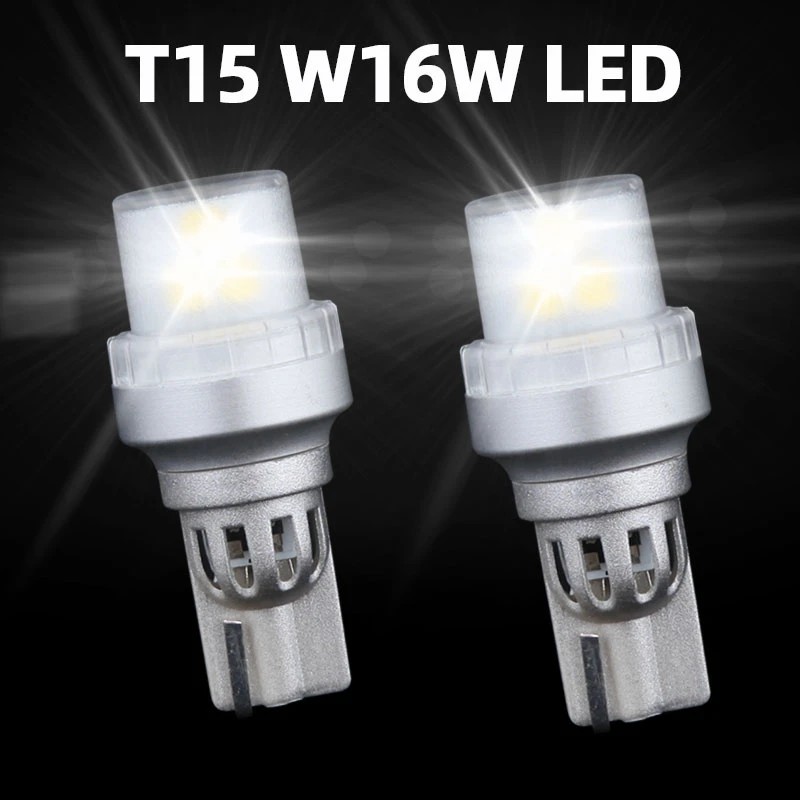 2pcs T15 W16w Soft Light Led Reversing Lights Car Backup Reverse Light
