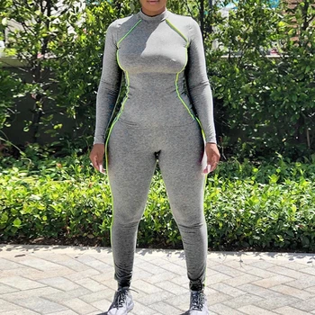 

High Quality Autumn New 2 Piece Sets O Neck Full Sleeve Plus Size Patchwork Top Legging Solid Sport Outfits Women Streetwear