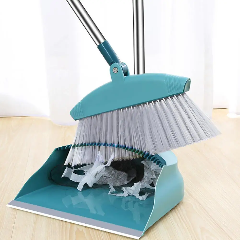 

Magic Broom Dustpan Foldable Suit for Sweeping Hair Household Cleaning Tools PP Broom Combination Soft Hair Clean Dustless