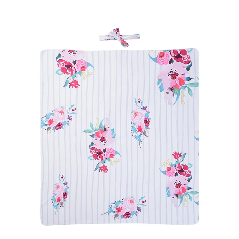 2pcs Soft Infant Swaddle Muslin Blanket Newborn Baby Wrap Swaddling Blanket
