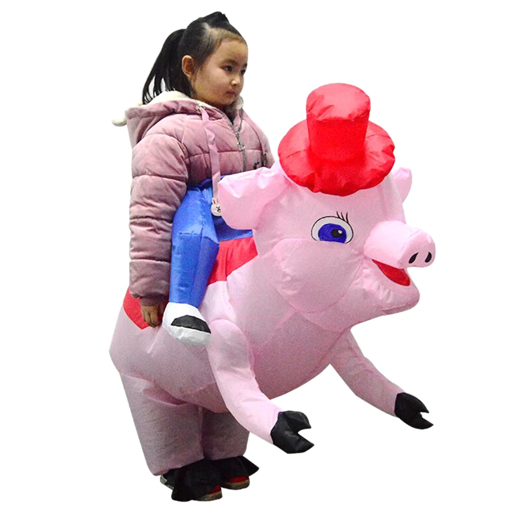 Piggy Inflatable Masquerade Jumpsuit Costume Christmas Party Fancy Dress