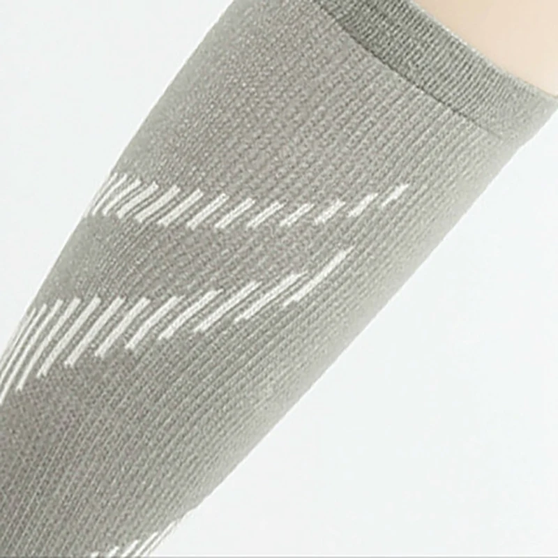 Для женщин и мужчин повседневный Стиль Печатные Компрессионные носки Высокое качество полиэстер нейлон чулки до колен футбол, баскетбол, Спорт Носки