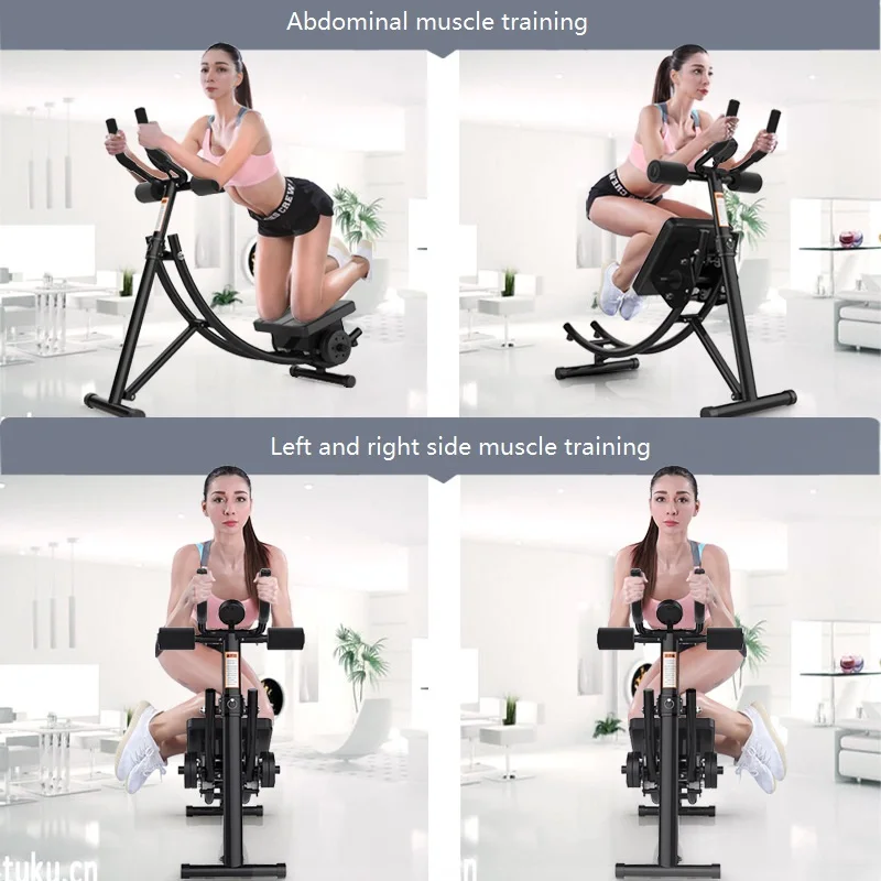 Abdominal Platform Foldable Rocket Roller Slider Indoor Fitness Equipment