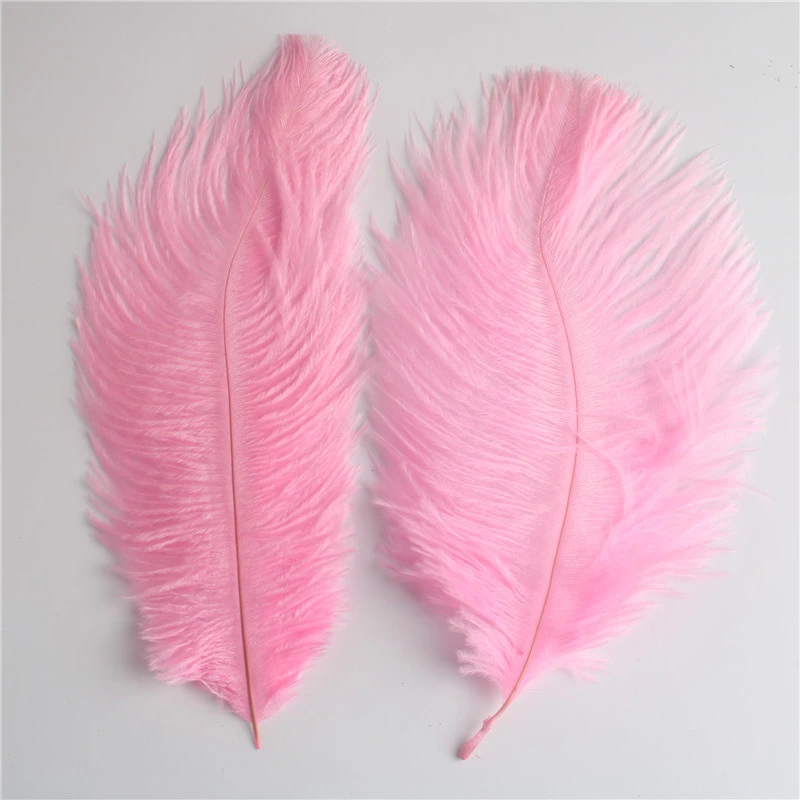 Ostrich Feathers Craft Feathers Natural Feathers 10Pcs/lot Ostrich Feather 6-8 Inch/15-20CM DIY Jewelry Craft Wedding Party Decor Accessories