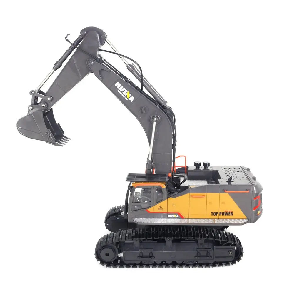 1592 1/14 сплав ведро RC Экскаватор строительная машина игрушка перезаряжаемая имитация экскаватор Дистанционное управление автомобиль подарок для детей