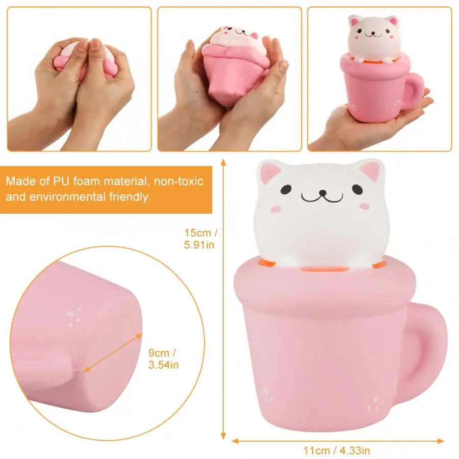 Jumbo Kawaii красочная галактика Единорог антистрессовая кукла животное медленно поднимающийся стресс облегчение игрушки для детей Рождественский подарок