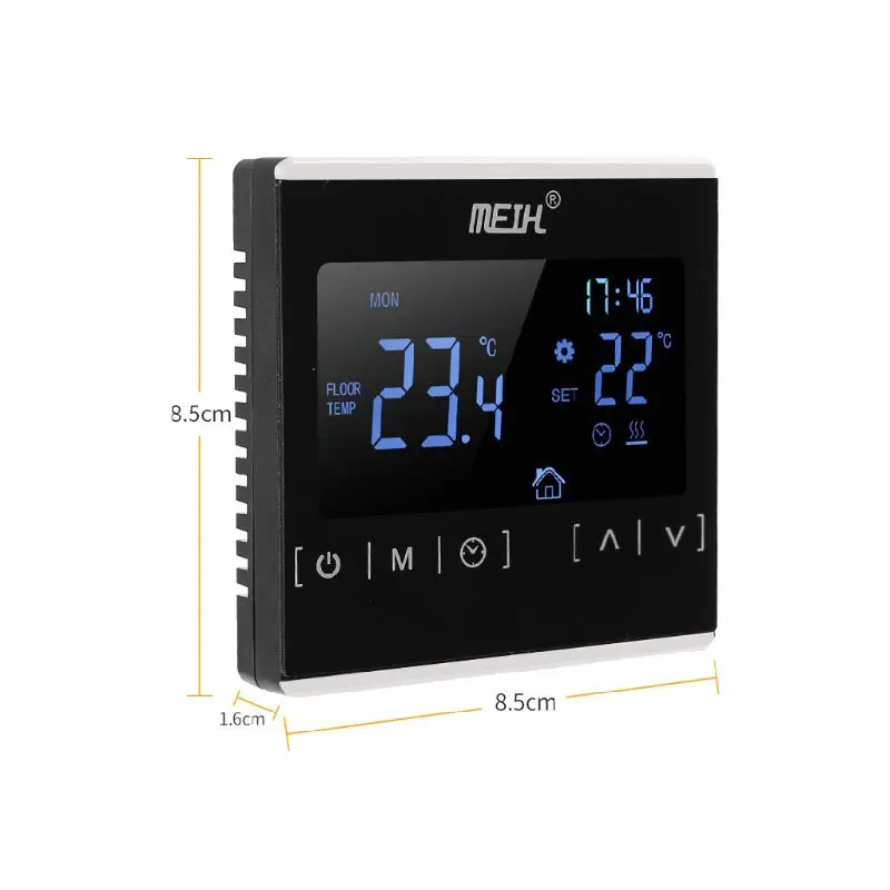 

LCD Touch Screen Thermostat Electric Floor Heating System Water Heating Thermoregulator AC85-240V Temperature Controller
