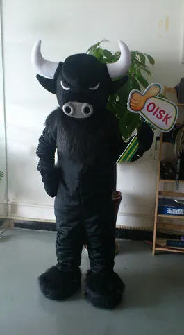 

Black Bull Mascot Costume Fursuit Suits Cosplay Party Game Dress Advertising Promotion Carnival Halloween Xmas Easter Adults