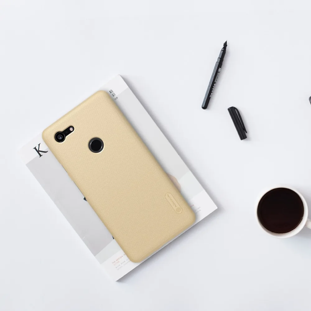 Чехол NILLKIN для Google Pixel 3 матовый защитный Противоскользящий чехол Pixel 3 XL матовый жесткий чехол