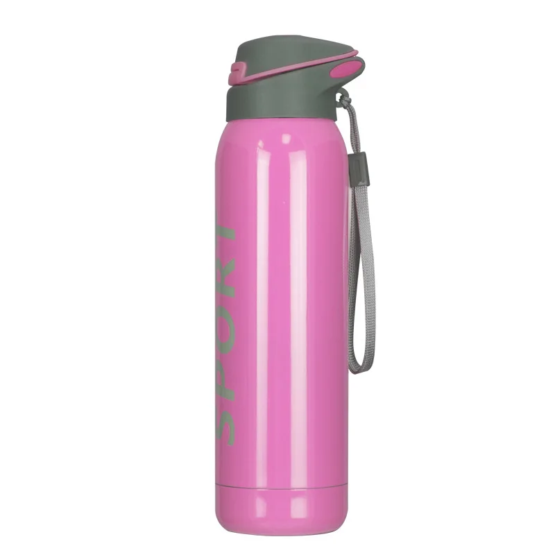 

Stainless Steel Thermo Jug British-Style Outdoor Sports Gift Pitcher Car Mounted Straw Portable Cup