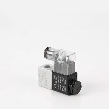 

12V 24V 220V Volt Pneumatic Electric Solenoid Valve 2 Position 2 Port Normally Closed Air Magnetic Valve 6mm 8mm Hose Connection