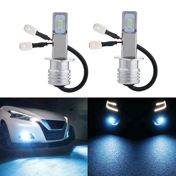 

New Arrival High Quality 2pcs H1 40W High Power 3570 Chips LED 8000K Ice Blue Fog Driving Light Bulbs
