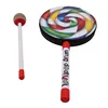 Carl  Percussion Instrument 4/ 6 Inch Lollipop Drums Music Teaching Aid Musical Toys 1