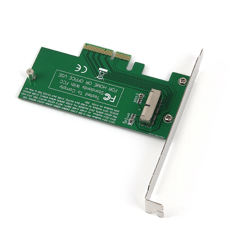 PCI Express PCIE PCI-E на 4X адаптер Карточка SSD конвертер карты для Apple 2013 MacBook Air A1465 подходит для Mac Pro, MD878 ME253 SSD