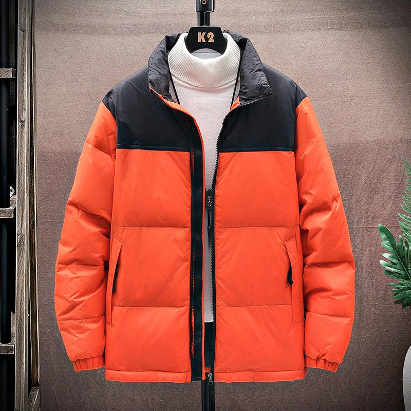 2022 Winter Male Jacket Stand Collar Quality Fashion White Duck Down Man Jacket Windbreak Men's Down Jacket Warm Outwear parka