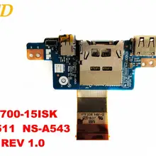 Для lenovo 700-15ISK звуковая плата USB Y700-15ISK BY511 NS-A543 REV 1,0 протестирована хорошая